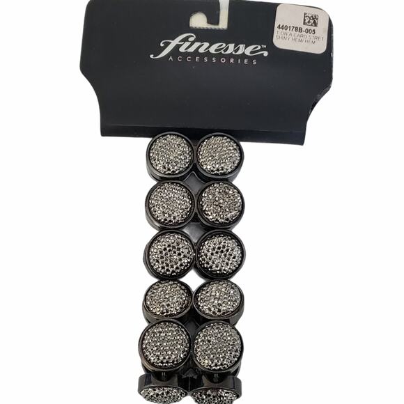 2 FOR $5 SALE NWT  Silver And  Bronze Stretch Bracelet - Picture 2 of 4